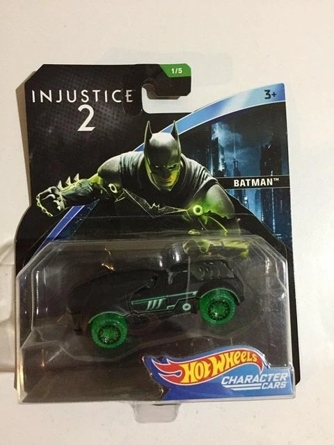 Hot Wheels - DC Comics BATMAN Injustice 2 Modellino Character Cars Metallo 7cm