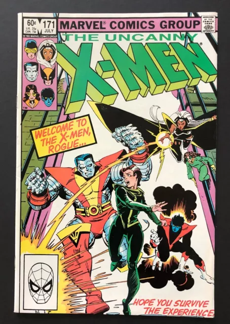 Uncanny X-Men (Marvel) Vol 1 Issue #171 July 1983  Key Collector Issue