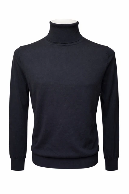 Pull L.L.Bean Homme Col Zippé 100% Laine Rouge Foncé - Taille L, Occasion Très Bon état