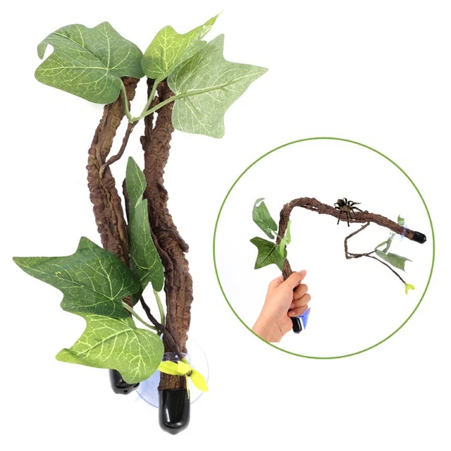Reptile Corner Branch Terrarium Pflanzendekoration Mit Saugnäpfen Für Amphi Obm