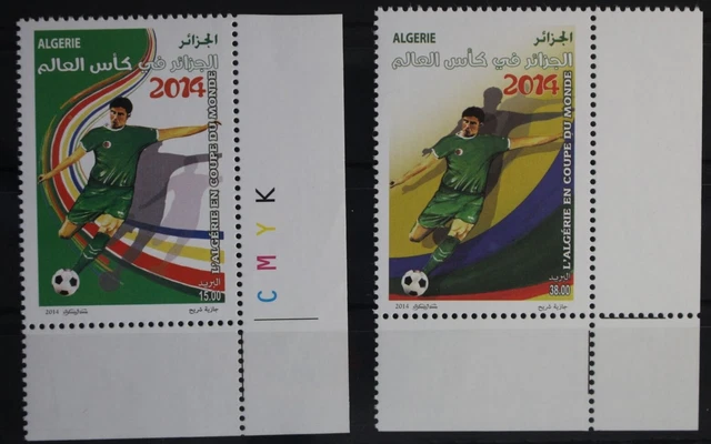 Algerien 1759-1760 postfrisch Fußball - Weltmeisterschaft #WW343