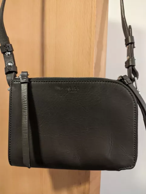 REISS LEATHER TOTE bag 30.00 PicClick UK