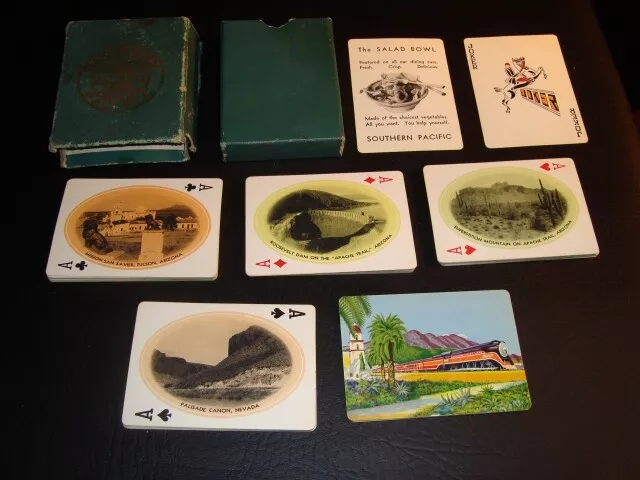 Circa 1920s Southern Pacific Lines Souvenir Deck, 52+J+EC+Box
