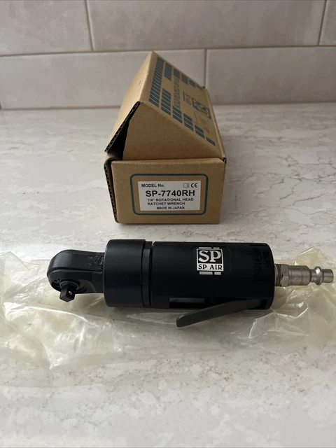 SP Air 1/4” Rotational Head Air Ratchet