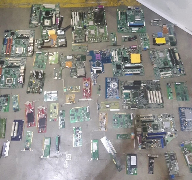 Lot of 20 LBS Scrap Computer Mother Boards- GOLD RECOVERY SCRAP ELECTRONICS