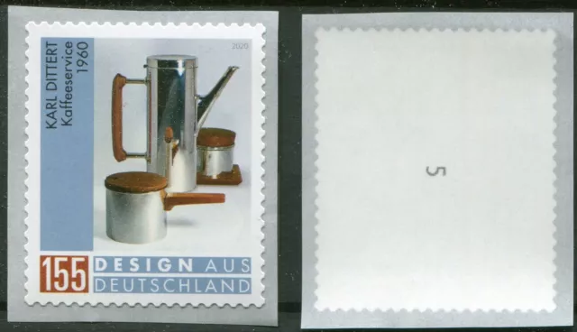 Bund Nr. 3570 R postfrisch 155 Cent Design Rollenmarke Zählnummer 5 Rollenende