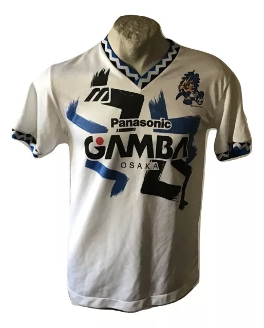 Trikot Fußball mizuno Bein Osaka 1993-1995 Weg Fußball Trikot Vintage Größe L