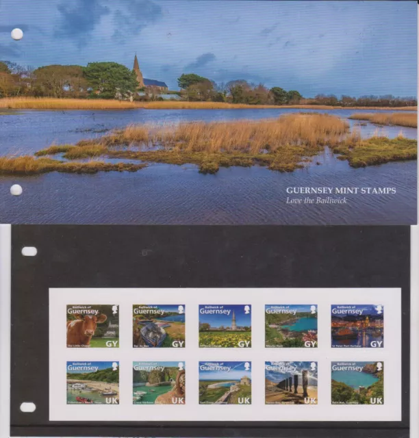 GB GUERNSEY 2014 Love the Bailiwick Self-Adhesive Pk SG 1525-1534 MNH COW BOATS