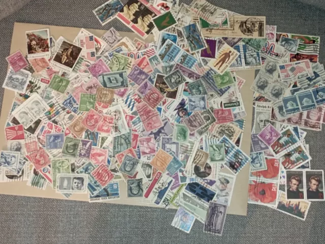 Lot de plus de 330 timbres USA oblitéré a identifié Lot de plus de 330 timbres USA oblitéré a identifié