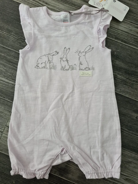 Bnwt Guess How Much I Love You Romper 3-6 Months Baby Shower Gift Summer Holiday