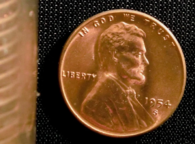 1954-S San Francisco Mint Lincoln Wheat Penny Cent