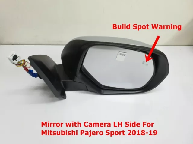 Genuine Rh Side Wing Mirror Eletric Folded With Camera Spot Warning For Pajero19