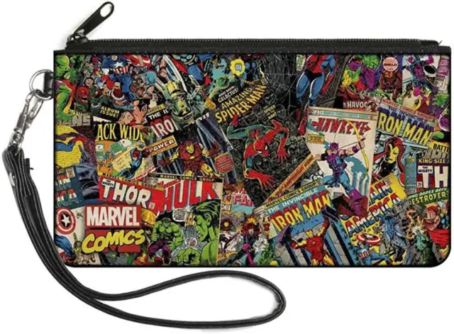 Buckle-Down Marvel Comics Zipper Wallet Small Bag Wristlet