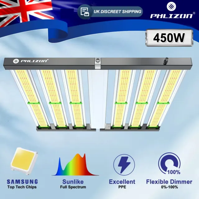FD4500 Spider Grow Light w/Samsung 301B LED Full Spectrum Indoor Commercial CO2