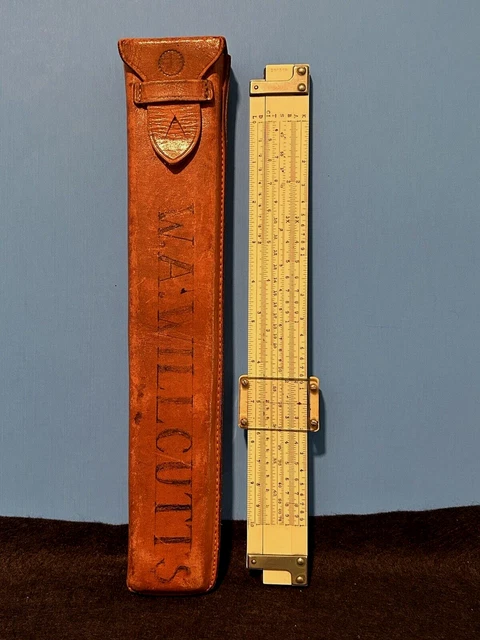 1908 Keuffel & Esser Co. New York Slide Ruler with Leather Case,  #4088-2