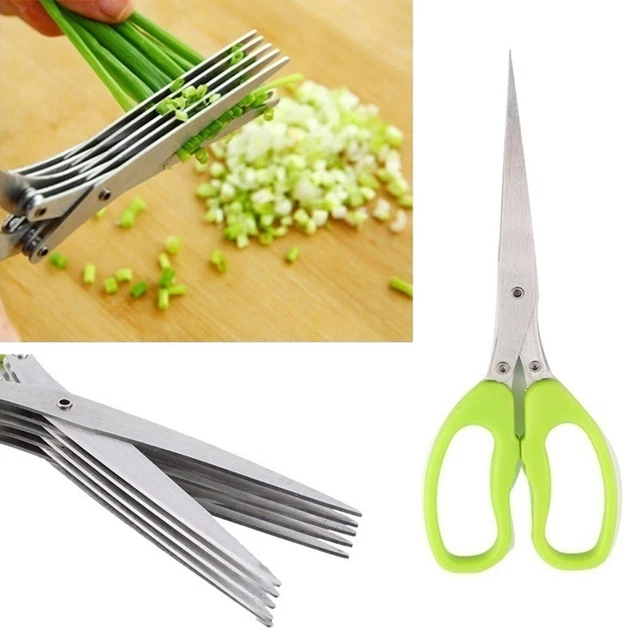 Forbici da cucina multifunzionali scalogni tritati taglierina scalione strumenti di cottura