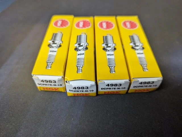 4 X NGK 4983 Spark Plugs DCPR7E-N-10 £15.00 - PicClick UK