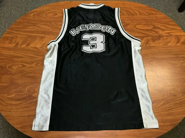Allen iverson discount black throwback jersey