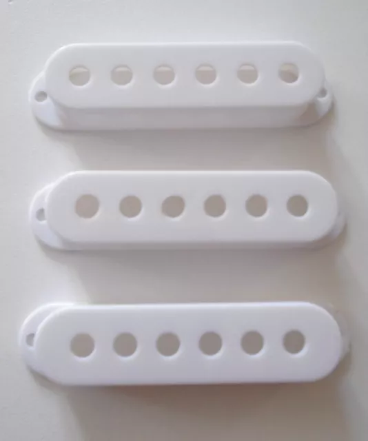 New 3 Covers STRAT 52mm White for Guitar STRATOCASTER