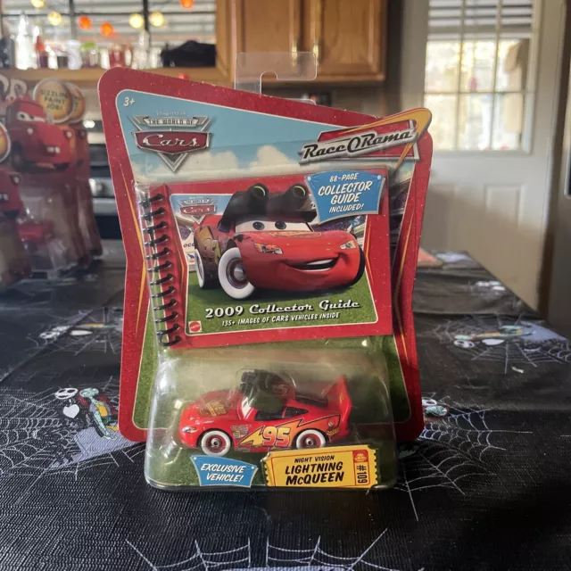 Disney Pixar Cars Race O Rama Night Vision Lightning McQueen Ex. Vehicle