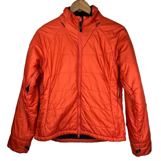 Columbia Titanium Full Zip Puffer Jacket Outdoor Winter Orange Women's M