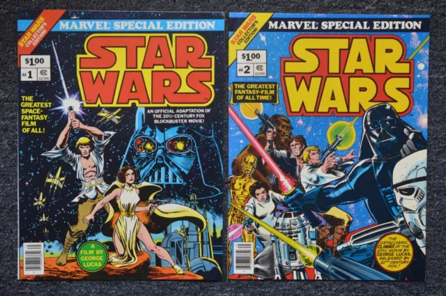 Vf/Nm Marvel Comics Star Wars Special Treasury Edition 1 & 2
