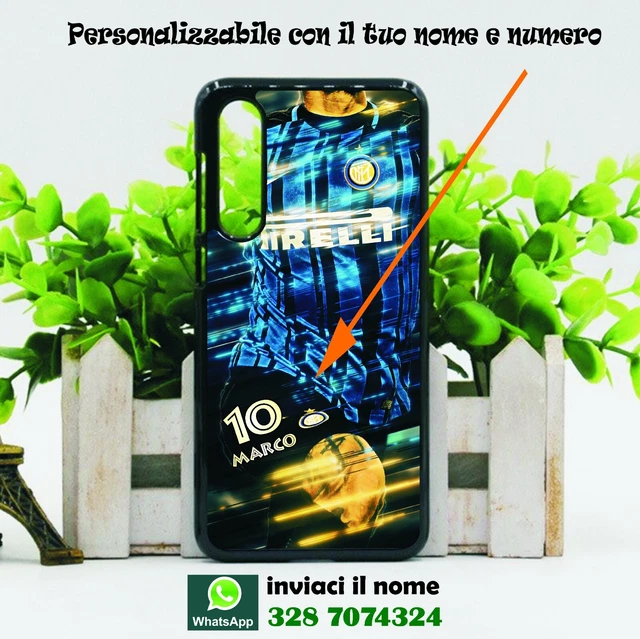 MYCASEFC Cover Personalizzata Per Huawei P30 - Custodia In Silicone Con Nome E Numero
