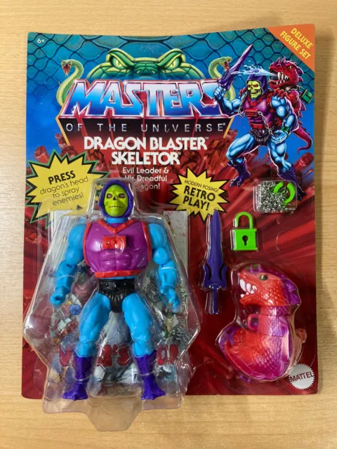 MotU Origins Deluxe Dragon Blaster Skeletor  MOC Masters Of The Universe He-Man