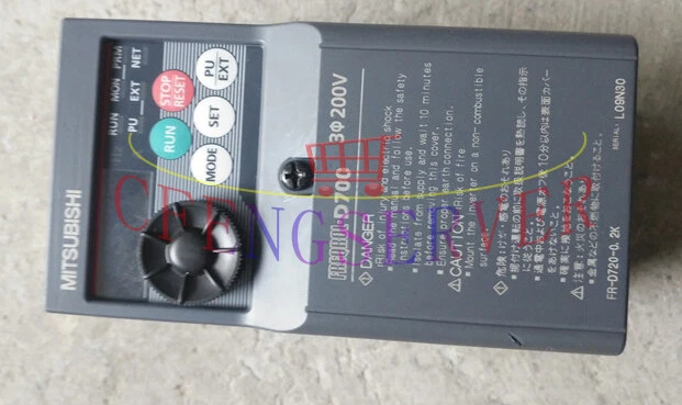 1PCS USED Mitsubishi Inverter FR-D720-0.2K 220V 200W tested
