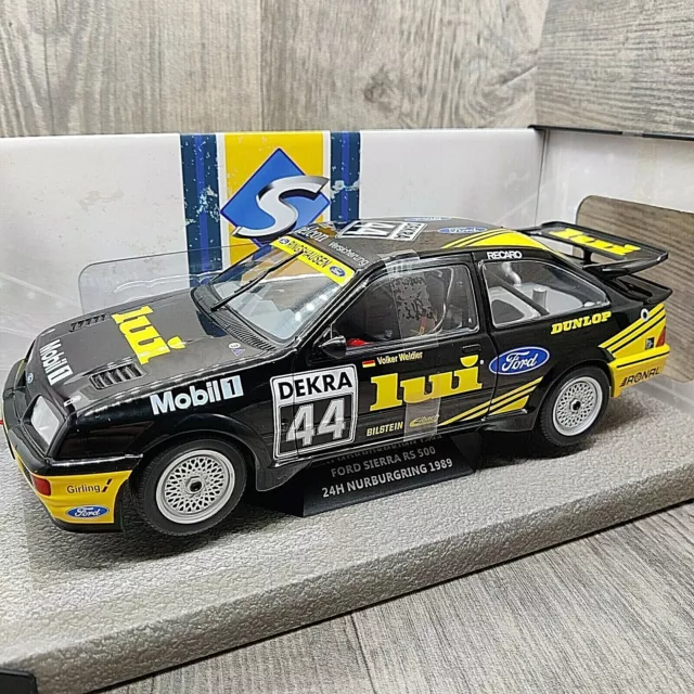 Voiture Solido Ford Sierra Rs500 24H Nurburgring 1989 1:18 Neuf Boite