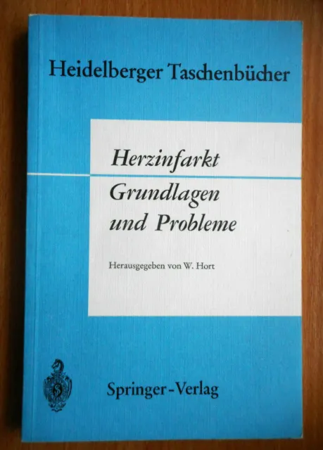 Heidelberger Taschenbücher "Herzinfarkt - Grundlagen und Problemem" 1969