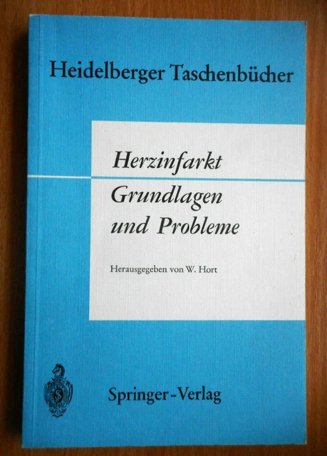 Heidelberger Taschenbücher "Herzinfarkt - Grundlagen und Problemem" 1969