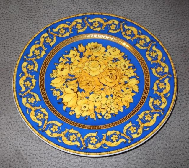 Rosenthal Versace "Floralia Blue" Teller