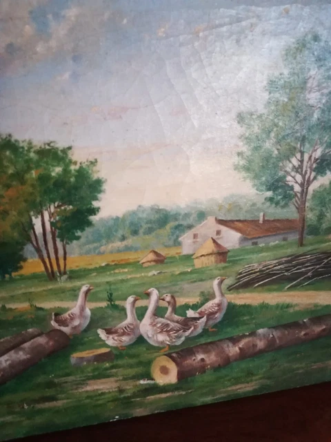 TABLEAU GRANDE PEINTURE huile sur toile , signé Trist, milieu XX ème ... EUR 69,00 - PicClick FR