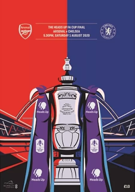 FA CUP FINAL PROGRAMME 2020 Chelsea v Arsenal - Immediate FIRST CLASS dispatch!!