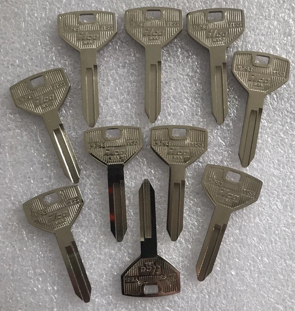 ilco brand   P1793 Y155  key blanks set of 10  locksmith [x]