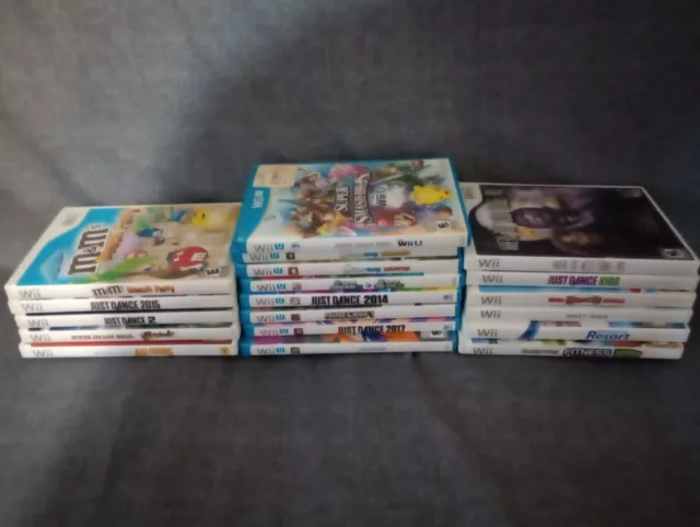 Unique Assortment of 19x Wii & Wii U games [Lot] Very Good Used Condition