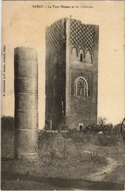 CPA AK Rabat - La Tour Hassan et les Colonnes MAROC (1082724)