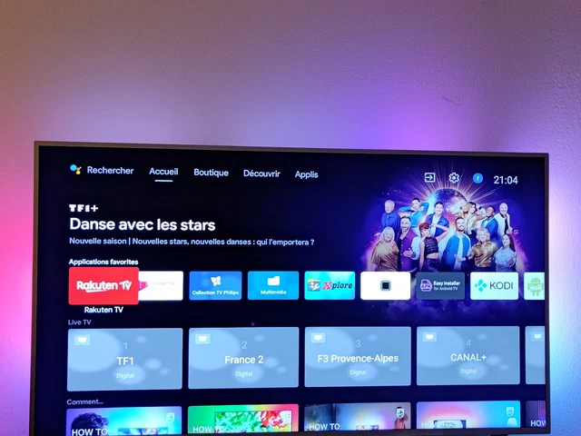 Télévision Philips 70 Pouces 4K Ambilight 70PUS7304 - Android TV, HDR, Occasion Très Bon état