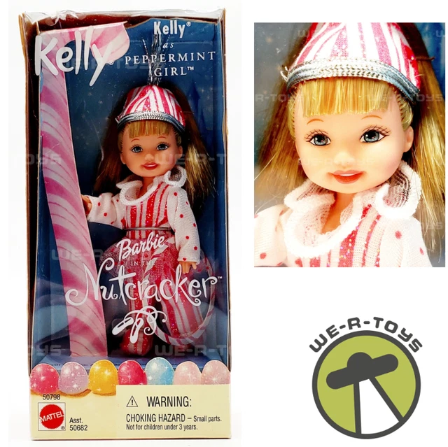 BARBIE NUTCRACKER KELLY as Peppermint Girl Doll 2001 Mattel 50798 24.