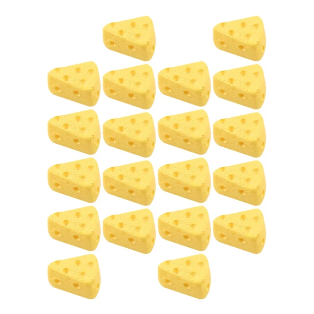 100 Pcs Fake Cheese Statuette Child Home Décor Hand Decor Flower Pot Ornaments 6