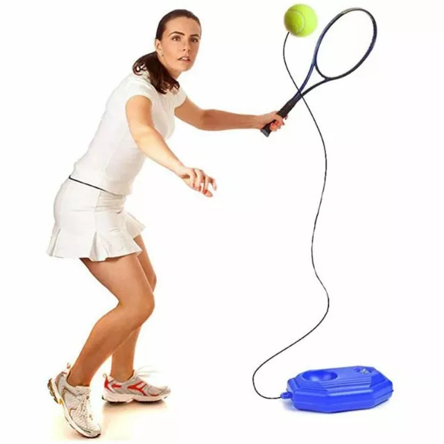 Training Tool Exercise Rebound Baseboard Ball with Rope Practice Tennis Trainer