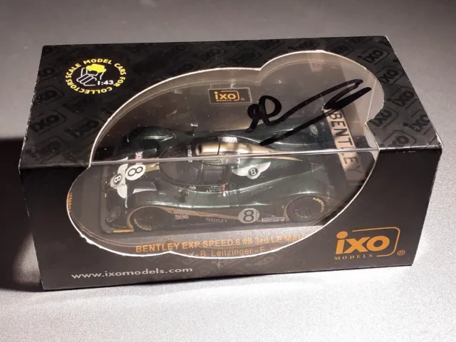 IXO LMM030 Bentley Speed 8 #8 Le Mans 2001 Signed By Andy Wallace 1:43