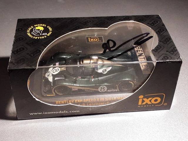 IXO LMM030 Bentley Speed 8 #8 Le Mans 2001 Signed By Andy Wallace 1:43