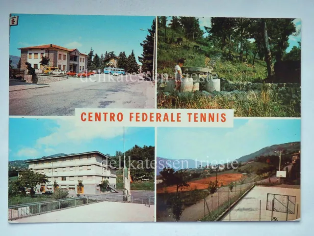 PALAGANO Modena Centro Federale Tennis BUS vedutine vecchia cartolina