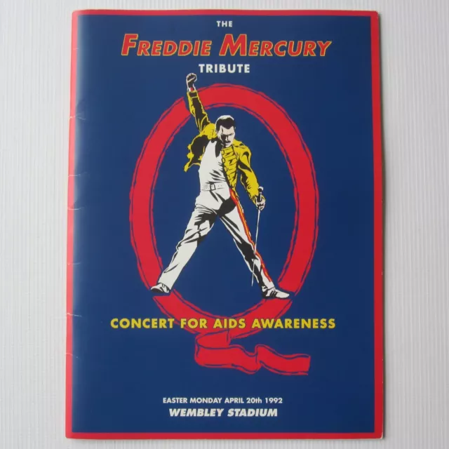 Freddie Mercury - Official Tribute Concert 1992 Programme Book (Queen) VG+