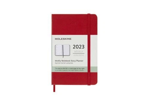 MOLESKINE 2023 12MONTH WEEKLY POCKET HAR by MOLESKINE