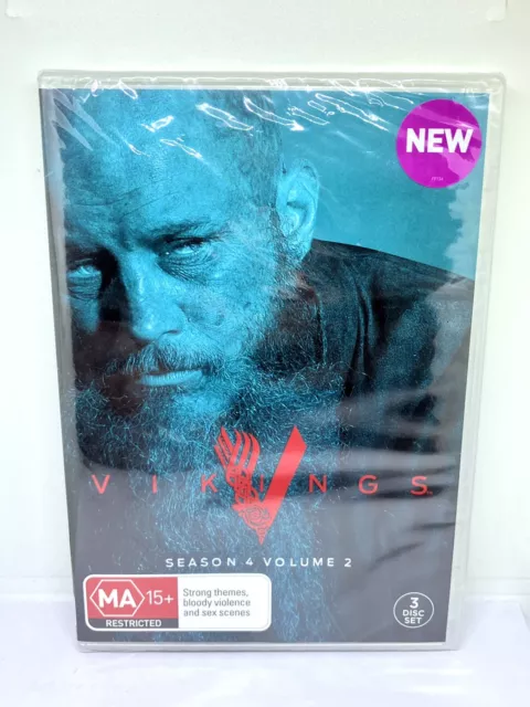 Vikings : Season 4 : Part 2 (DVD, 2016) - Free Shipping - Region 4 - NEW SEALED