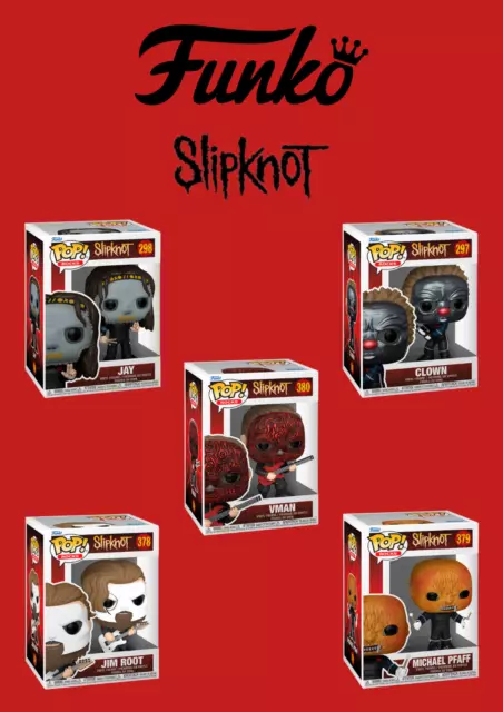 Slipknot POP! Rocks Vinyl Figures single or complete pack PREORDER