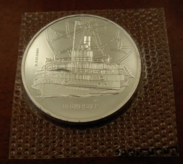 Switzerland 2019 Silver 20 Francs Blumlisalp Original Mint Sealed BU